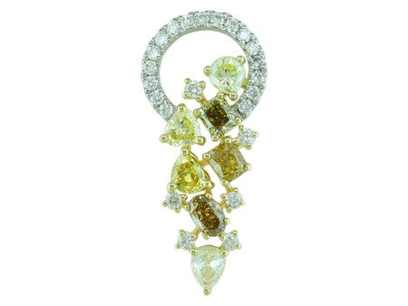 14KTT Natural Fancy Color Diamond Dia Dia-PG5087