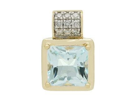 14KY+W Aquamarine Dia Dia-PG5117