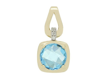 14KY+W B-Topaz Dia Dia-PG5118