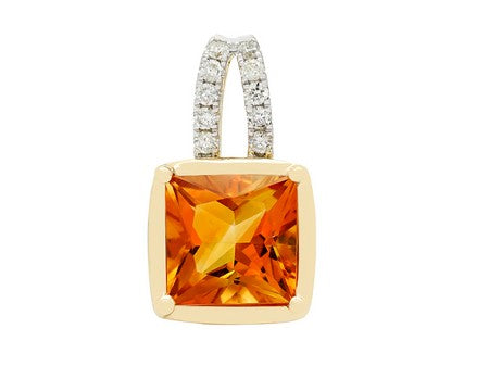 14KY+W Citrine Dia Dia-PG5124