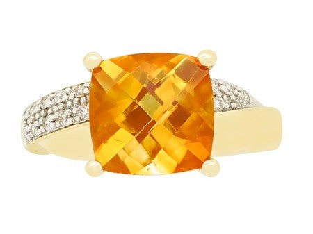 14KW Citrine Dia Dia-R07156