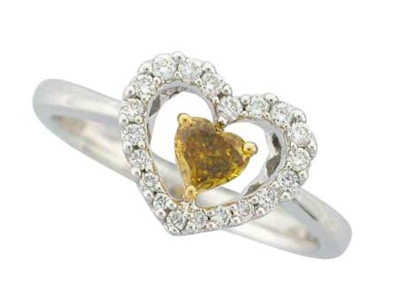 14KTT Natural Fancy Color Diamond-R15339