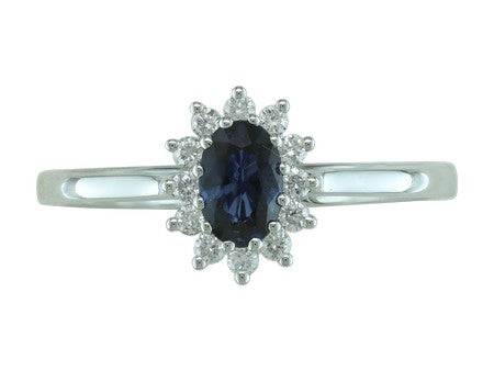 14KY Created Alexandrite Dia Dia-R15521