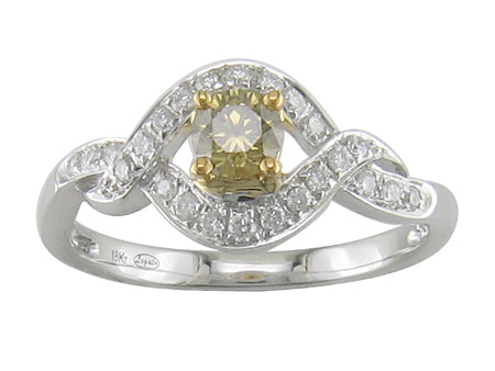 14KTT Natural Fancy Color Diamond-R15583