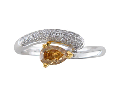 14KTT Natural Fancy Color Diamond-R15826