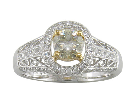 14KTT Natural Fancy Color Diamond-R17326