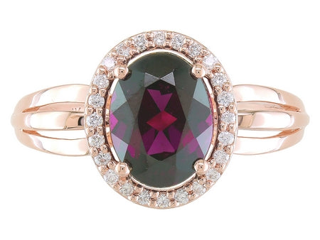 14KW Peridot Dia Dia-R17347