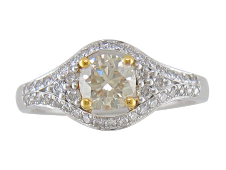 14KTT Natural Fancy Color Diamond-R17787