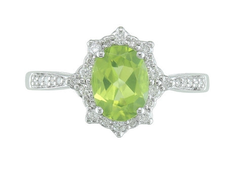 14KW London Blue Topaz Dia Dia-R28786