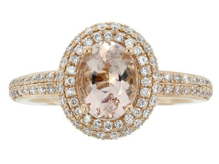 10KP Morganite Dia Dia-R33764