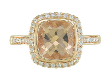 14KP Morganite Dia Dia-R33775