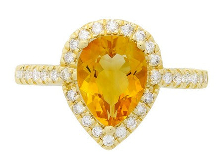 14KW Aquamarine Dia Dia-R34381