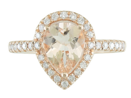 14KW Aquamarine Dia Dia-R34381