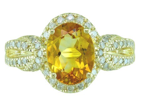 14KP Morganite Dia Dia-R34597