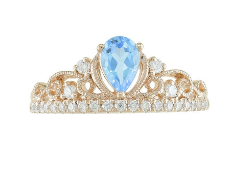 14KW B-Topaz Dia Dia-R34599