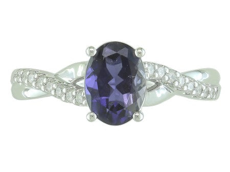 14KW Iolite Dia Dia-R34725