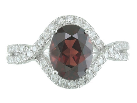 14KY Peridot Dia Dia-R34772