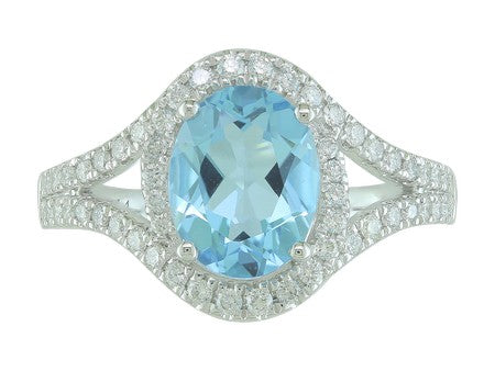 14KY Created Alexandrite Dia Dia-R34773