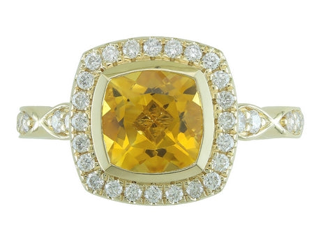 14KW Amethyst Dia Dia-R34779