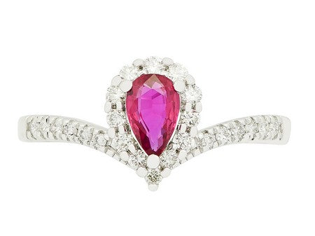 14KY London Blue Topaz Dia Dia-R34814