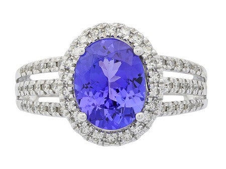 14KW Aquamarine Dia Dia-R34819