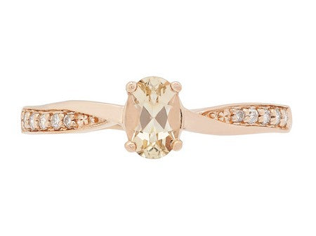 14KW White Topaz Dia Dia-R35345