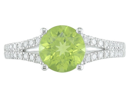 14KY Created Alexandrite Dia Dia-R35352