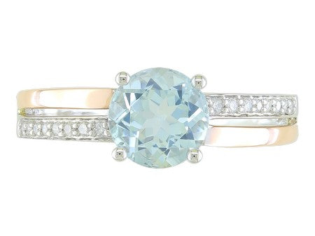 14KTT Citrine Dia Dia-R35353