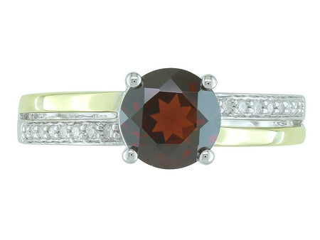 14KTT Citrine Dia Dia-R35353