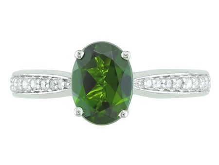 14KY London Blue Topaz Dia Dia-R35358