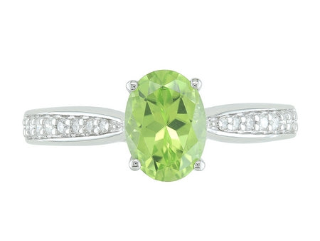 14KY London Blue Topaz Dia Dia-R35358