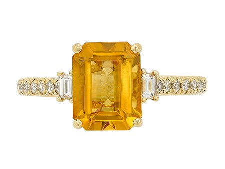 14KW London Blue Topaz Dia Dia-R35367