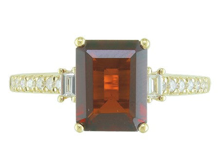 14KW London Blue Topaz Dia Dia-R35367