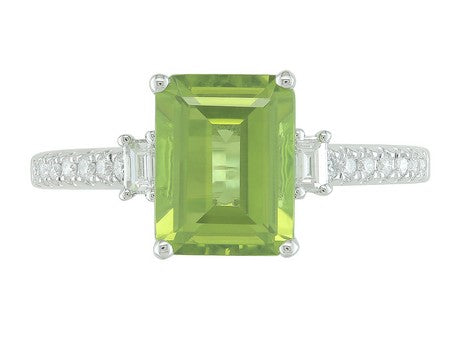 14KW London Blue Topaz Dia Dia-R35367