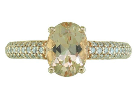 14KP Morganite Dia Dia-R35410