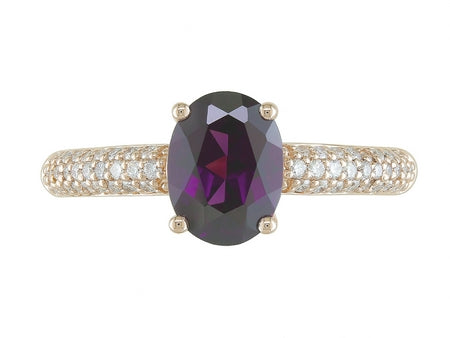 14KP Morganite Dia Dia-R35410