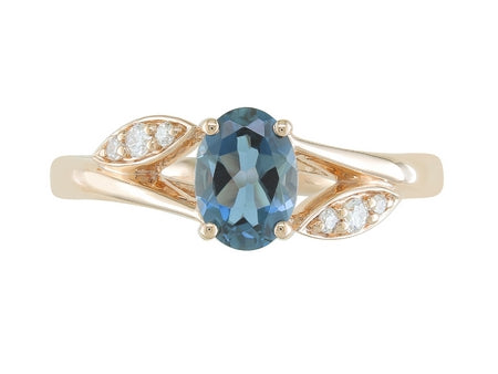 14KY Garnet Dia Dia-R35489