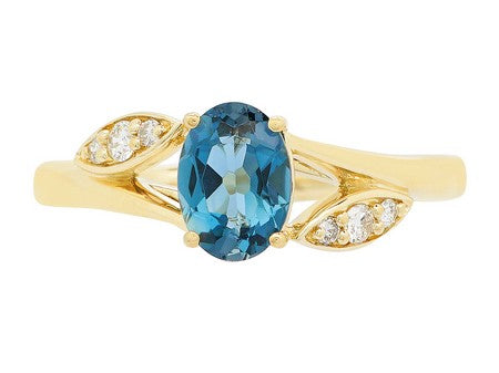 14KY Garnet Dia Dia-R35489