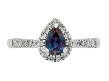 14KY London Blue Topaz Dia Dia-R35579