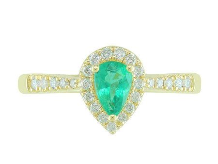 14KY London Blue Topaz Dia Dia-R35579