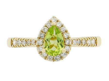 14KY London Blue Topaz Dia Dia-R35579