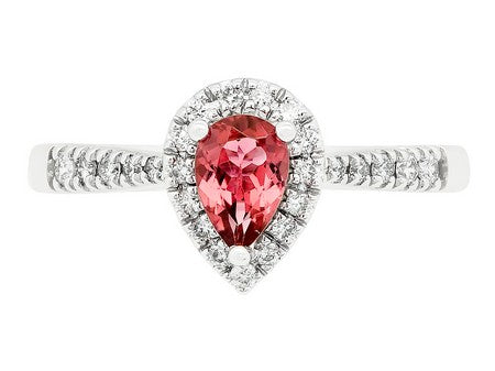 14KY London Blue Topaz Dia Dia-R35579