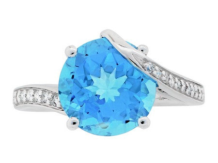 14KW Amethyst Dia Dia-R35837