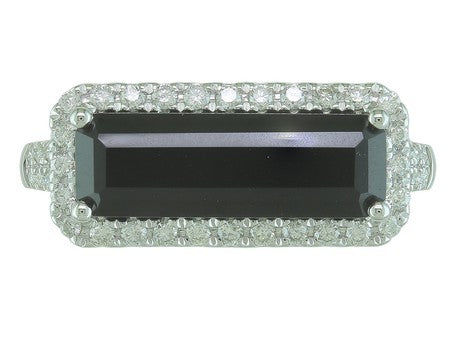 14KW Created Alexandrite Dia Dia-R35866