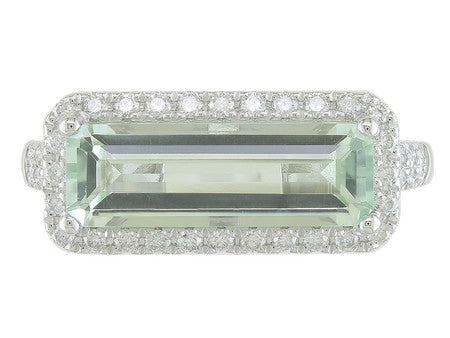 14KW Created Alexandrite Dia Dia-R35866