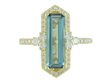 14KW B-Topaz Dia Dia-R35868