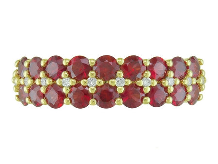 18KY Ruby Dia Dia-R36082