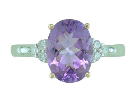 14KW Aquamarine Dia Dia-R36178