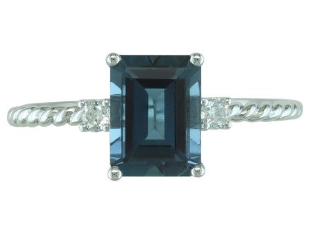 14KW Aquamarine Dia Dia-R36204