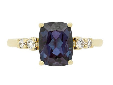 14KW Amethyst Dia Dia-R36208